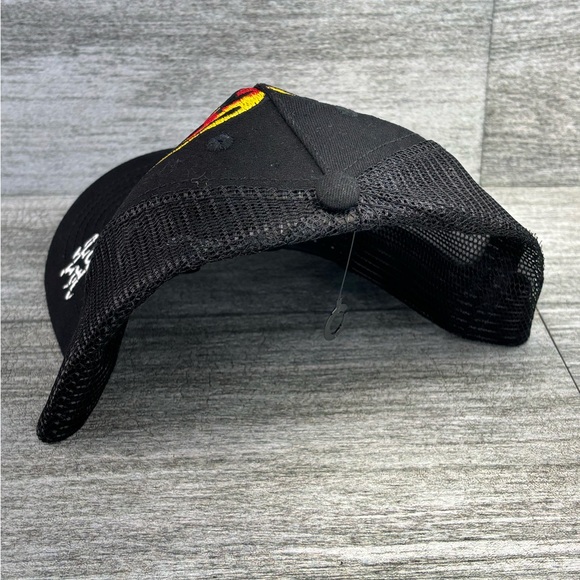 NWOT Ed Hardy DEH Mesh Snapback Trucker Hat Cap Lion Head Tattoo Black OSHA - Picture 4 of 13